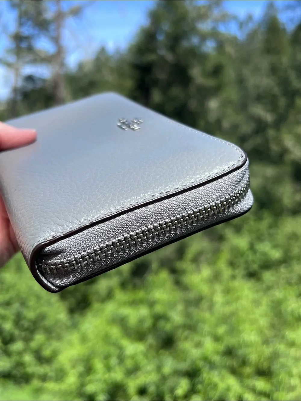 Coach accordion zip
